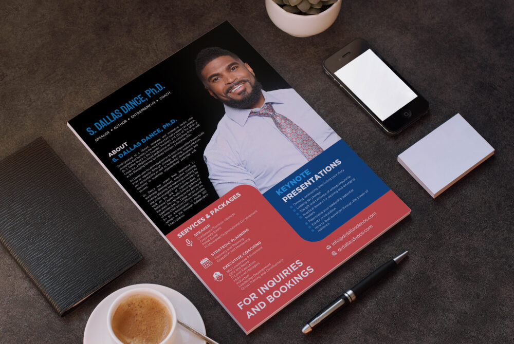 Flyer Designs for Shaun Dallas Dance – Engaging & Informative Book Highlights