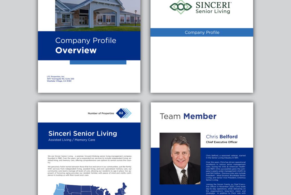 Corporate Word Template Design for LTC REIT
