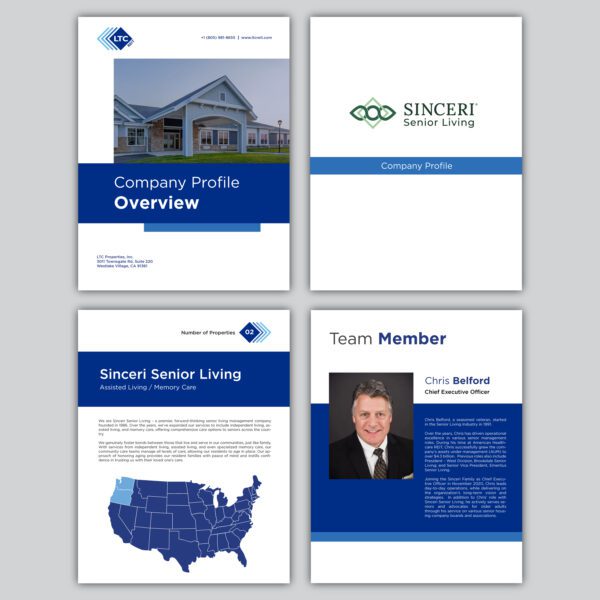 Corporate Word Template Design for LTC REIT