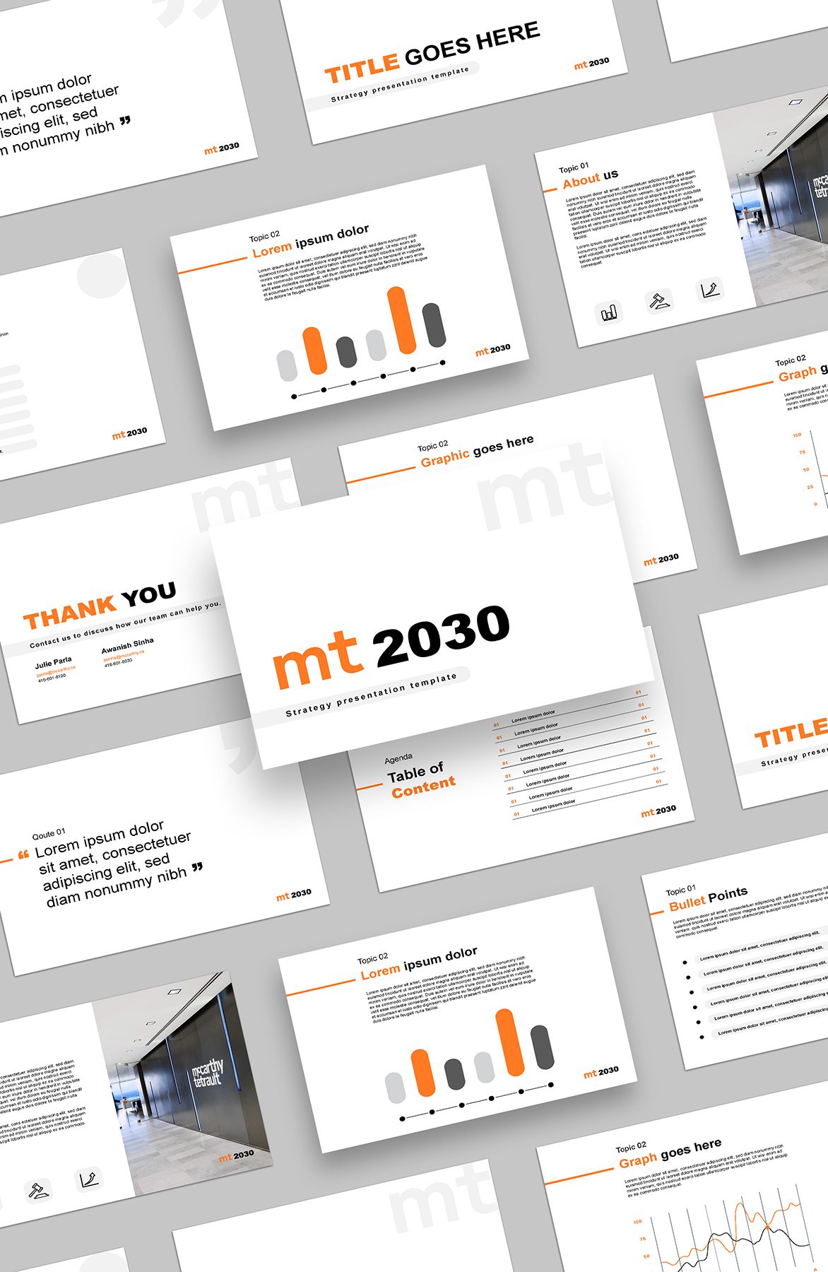 MT2030 Strategy Presentation Template – Clean PowerPoint Design with ...