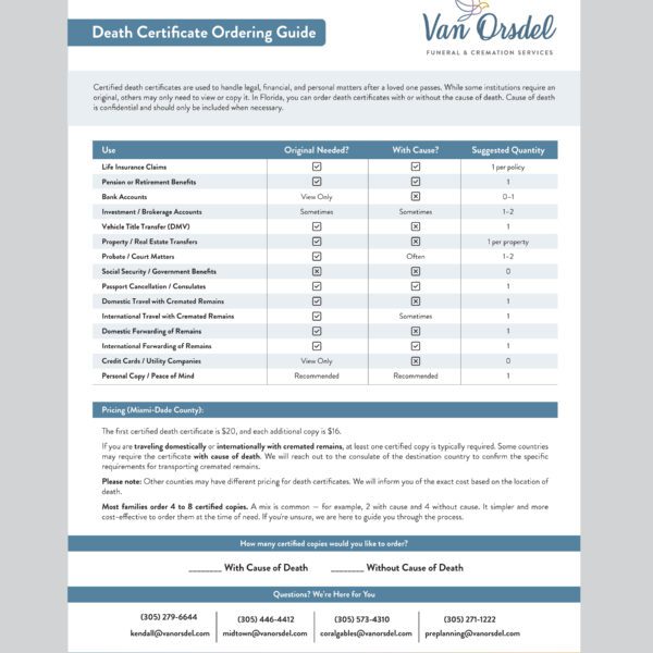 Form Design | Branded PDF Document | Bilingual Order Form