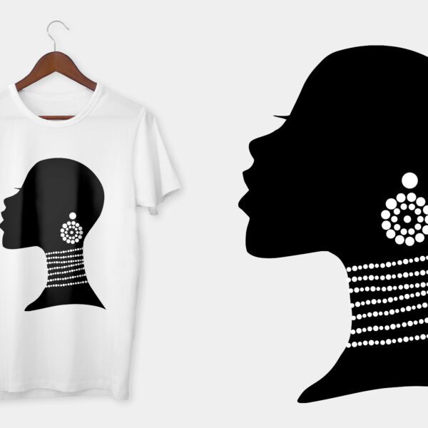 Empowering T-Shirt Illustration Design for Baddie Baldie