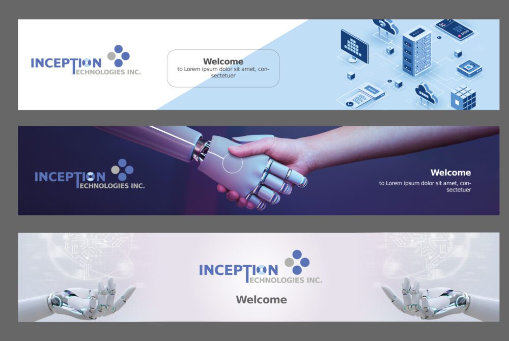 Cloud Services Training Banner Design for Inception Technologies Inc.