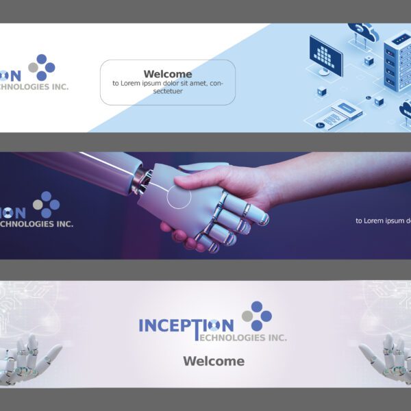 Cloud Services Training Banner Design for Inception Technologies Inc.
