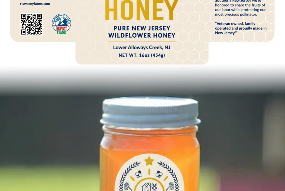 Honey Packaging Label Design for Swazey Farms – Modern Farm Branding