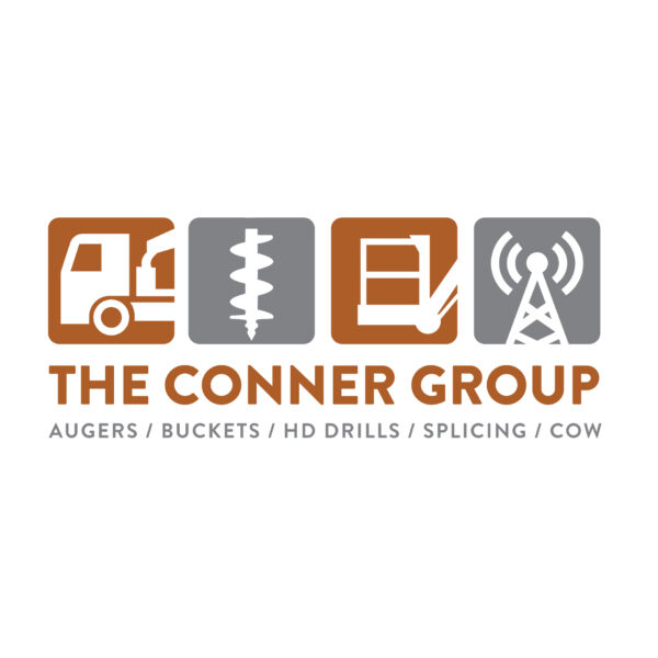 Industrial Logo Design for The Conner Group – Equipment & Infrastructure Branding