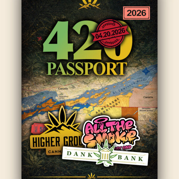 Event Passport Design for 420 Cannabis Experience – Branded Entry & Loyalty System
